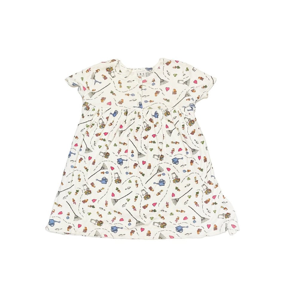 90's Vintage Kids Garden Babydoll Dress